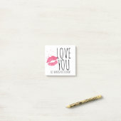 愛ノート愛して下さい ポストイット (デスク上)