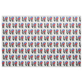 愛ハイチの微笑の旗 ファブリック (ヤード)