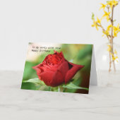 愛ハッピーバースデーカードを持つ私の伯母さんに上がりました カード (黄色い花)