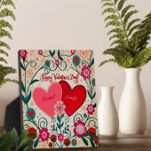 愛ハートのバカスタマイズンタン名 フォトプラーク