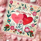 愛ハートのバカスタマイズンタン名 フォトプラーク