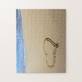 愛ハートのビーチ ジグソーパズル (縦)