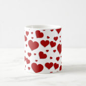愛ハートのマグ コーヒーマグカップ (中央)