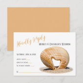 愛ハートの結婚殻は サンキューカード (正面/裏面)