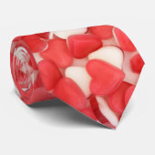 愛ハートの菓子のタイ ネクタイ (ロール)