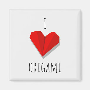 愛ハートのOrigamiの磁石 マグネット
