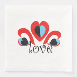 愛ハート伝統的バレンタインの赤いピーコックのマスク