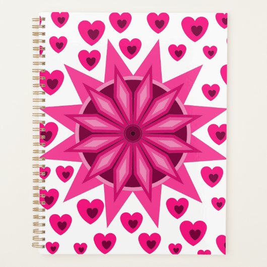 愛ハート彼氏ガールフレンド夫妻プラン プランナー手帳 (正面)