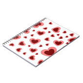 愛ハート彼氏ガールフレンド夫妻 ノートブック (左側)