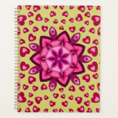 愛ハート恋人ガールフレンド夫妻ギフト プランナー手帳 (正面)