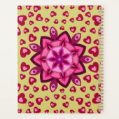 愛ハート恋人ガールフレンド夫妻ギフト プランナー手帳 (裏面)