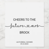 愛ハート未来ミセス ワインラベル (シングルラベル)