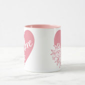 愛ハート花 マグカップ (中央)