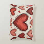 愛ハート アクセントクッション (裏面(縦))