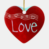 愛ハート セラミックオーナメント (裏面)