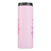 愛ハート – ピンクと赤 タンブラー (裏面)