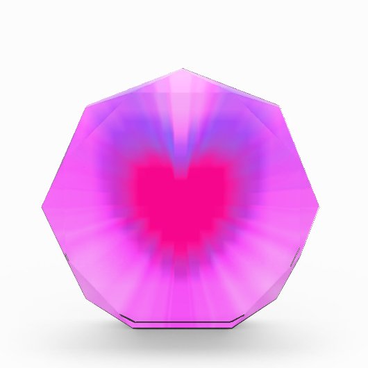 愛ハート フォトブロック (正面)