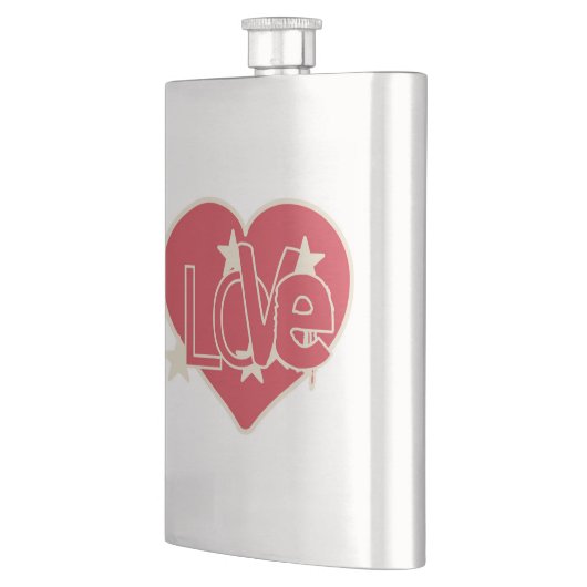 愛ハート フラスク (左)