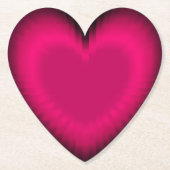 愛ハート ペーパーコースター (正面)