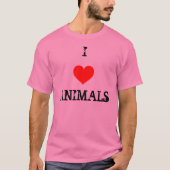 愛ハート, I , ANIMALS Tシャツ (正面)