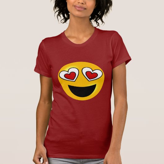 愛ハートEmoji Tシャツ (正面)