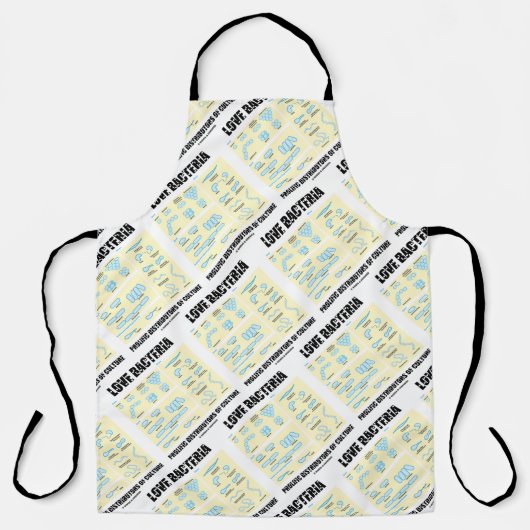 愛バクテリア多産の文化流通者 エプロン (正面)