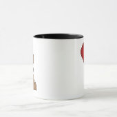 愛バニーのTシャツおよびギフト マグカップ (中央)