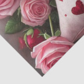 愛バラとラグドール猫 薄葉紙 (詳細)