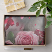 愛バラとラグドール猫 薄葉紙 (ギフト)