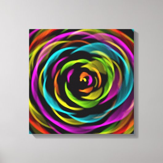 愛バラ キャンバスプリント (正面)