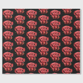 愛バラ ラッピングペーパー (フラット)