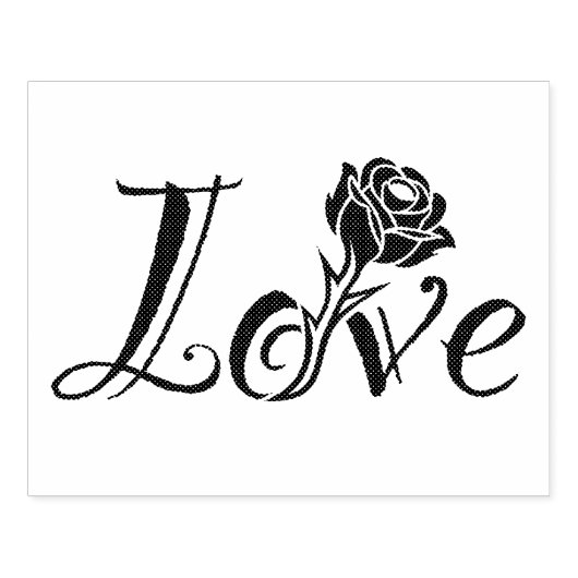 愛バラ ラバースタンプ (インプリント)