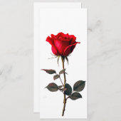 愛バラ 招待状 (正面/裏面)