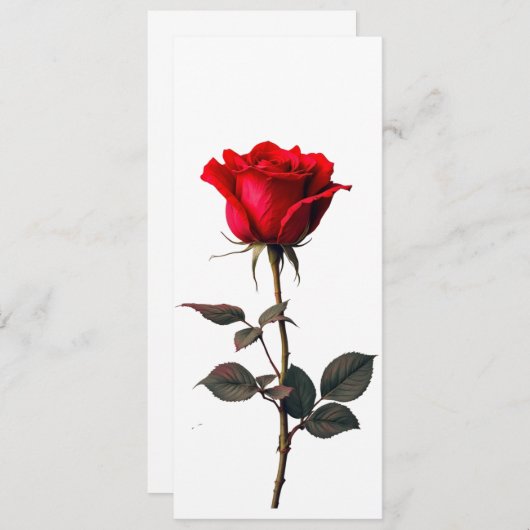 愛バラ 招待状 (正面/裏面)