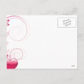 愛バレンタインデーのカスタムのギフト シーズンポストカード (裏面)