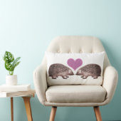 愛バレンタインデーのハリネズミ ランバークッション (椅子)