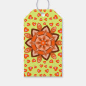 愛バレンタイン、誕生日、パーティーギフトとハート ギフトタグ (正面)