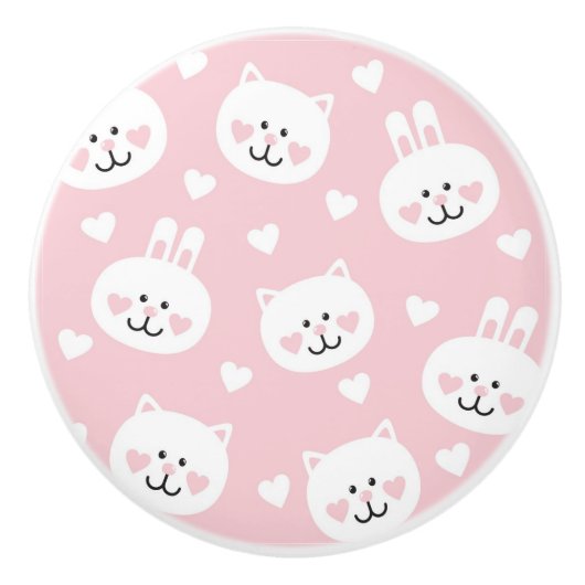 愛パターン2 セラミックノブ (正面)