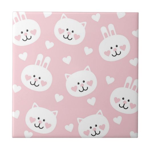 愛パターン2 タイル (正面)