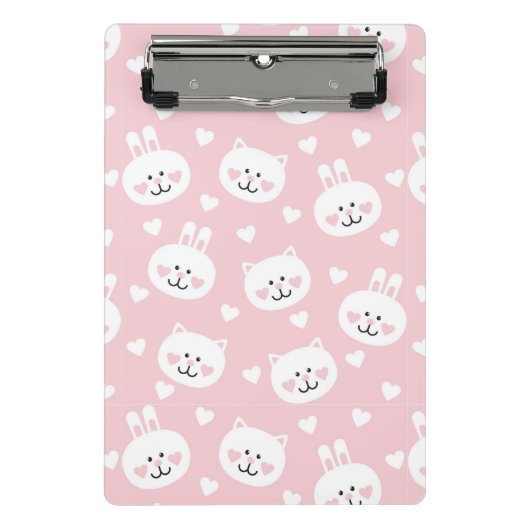 愛パターン2 ミニクリップボード (正面)