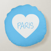 愛パリのハート ラウンドクッション (裏面)