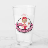 愛パン屋の飲むガラス握られる タンブラーグラス (裏面)