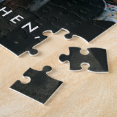 愛パーソナライズされたおばあちゃん写真手書き ジグソーパズル (側面)