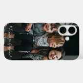 愛パーソナライズされたおばあちゃん写真手書き Case-Mate iPhoneケース (裏面 (横))