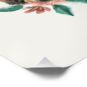 "愛パーソナライズされたされた"母とベビーリス ポスター (コーナー)