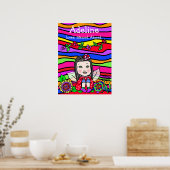 愛パーソナライズされたされ賛美て慕われた妖精 ポスター (キッチン)