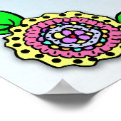 愛パーソナライズされたされ賛美て慕われた妖精 ポスター (角)