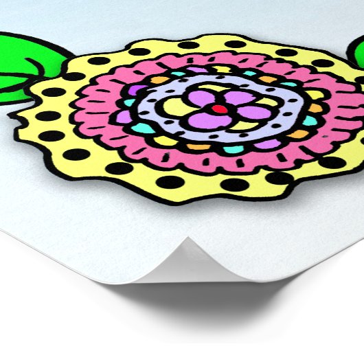 愛パーソナライズされたされ賛美て慕われた妖精 ポスター (角)