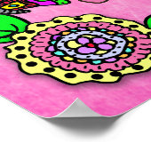 愛パーソナライズされたされ賛美て慕われた妖精 ポスター (角)