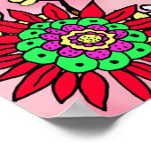 愛パーソナライズされたされ賛美て慕われた妖精 ポスター (角)